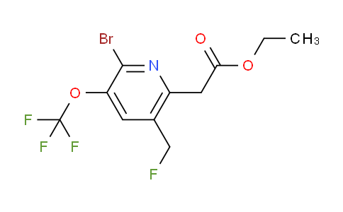 AM20064 | 1806124-42-4 | Ethyl 2-bromo-5-(fluoromethyl)-3-(trifluoromethoxy)pyridine-6-acetate