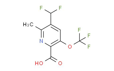 3-(Difluoromethyl)-2-methyl-5-(trifluoromethoxy)pyridine-6-carboxylic acid