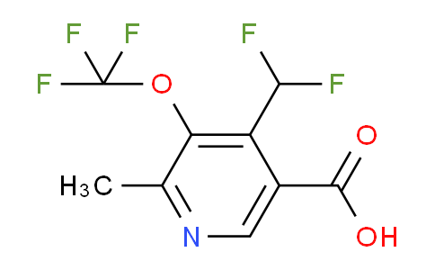 AM200657 | 1361798-87-9 | 4-(Difluoromethyl)-2-methyl-3-(trifluoromethoxy)pyridine-5-carboxylic acid