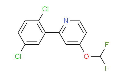 2-(2,5-Dichlorophenyl)-4-(difluoromethoxy)pyridine