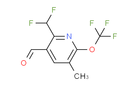 2-(Difluoromethyl)-5-methyl-6-(trifluoromethoxy)pyridine-3-carboxaldehyde