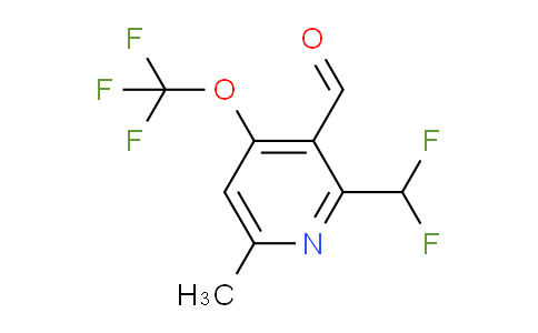 2-(Difluoromethyl)-6-methyl-4-(trifluoromethoxy)pyridine-3-carboxaldehyde