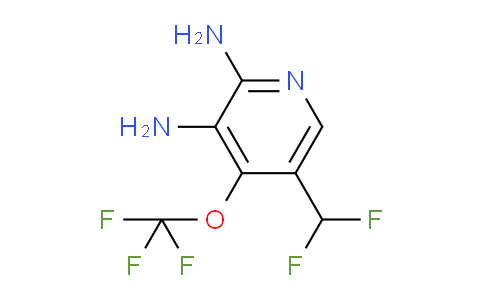 2,3-Diamino-5-(difluoromethyl)-4-(trifluoromethoxy)pyridine