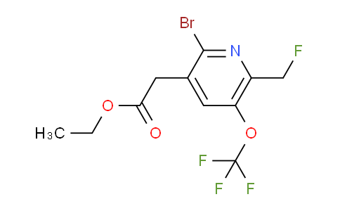 AM20073 | 1806124-49-1 | Ethyl 2-bromo-6-(fluoromethyl)-5-(trifluoromethoxy)pyridine-3-acetate