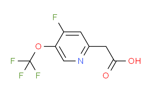 4-Fluoro-5-(trifluoromethoxy)pyridine-2-acetic acid