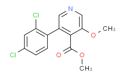AM200755 | 1361827-13-5 | Methyl 3-(2,4-dichlorophenyl)-5-methoxyisonicotinate