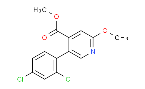 Methyl 5-(2,4-dichlorophenyl)-2-methoxyisonicotinate