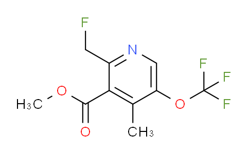 Methyl 2-(fluoromethyl)-4-methyl-5-(trifluoromethoxy)pyridine-3-carboxylate