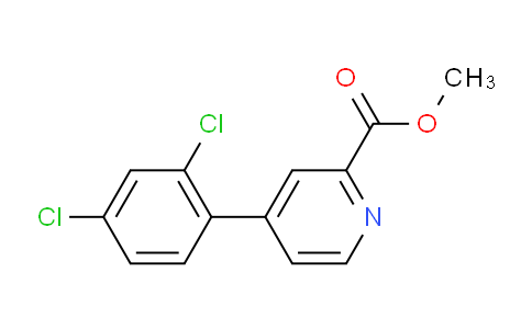 AM200762 | 1361676-86-9 | Methyl 4-(2,4-dichlorophenyl)picolinate