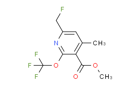 AM200764 | 1361773-07-0 | Methyl 6-(fluoromethyl)-4-methyl-2-(trifluoromethoxy)pyridine-3-carboxylate