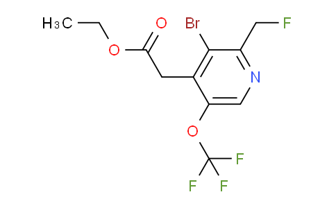 AM20077 | 1803999-91-8 | Ethyl 3-bromo-2-(fluoromethyl)-5-(trifluoromethoxy)pyridine-4-acetate