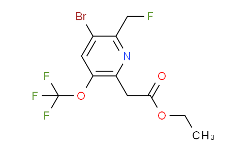 AM20078 | 1804638-95-6 | Ethyl 3-bromo-2-(fluoromethyl)-5-(trifluoromethoxy)pyridine-6-acetate