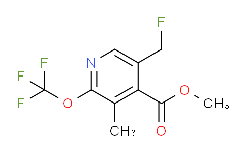 Methyl 5-(fluoromethyl)-3-methyl-2-(trifluoromethoxy)pyridine-4-carboxylate