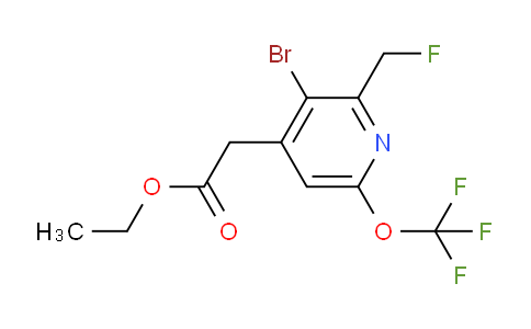 AM20079 | 1803930-96-2 | Ethyl 3-bromo-2-(fluoromethyl)-6-(trifluoromethoxy)pyridine-4-acetate