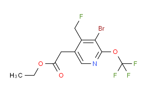 AM20081 | 1804603-32-4 | Ethyl 3-bromo-4-(fluoromethyl)-2-(trifluoromethoxy)pyridine-5-acetate