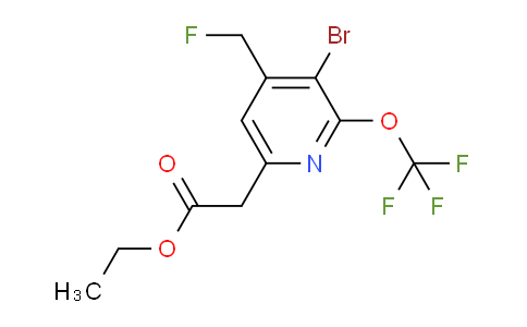 AM20082 | 1803525-72-5 | Ethyl 3-bromo-4-(fluoromethyl)-2-(trifluoromethoxy)pyridine-6-acetate