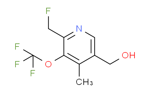 2-(Fluoromethyl)-4-methyl-3-(trifluoromethoxy)pyridine-5-methanol