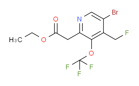 AM20084 | 1804452-77-4 | Ethyl 5-bromo-4-(fluoromethyl)-3-(trifluoromethoxy)pyridine-2-acetate
