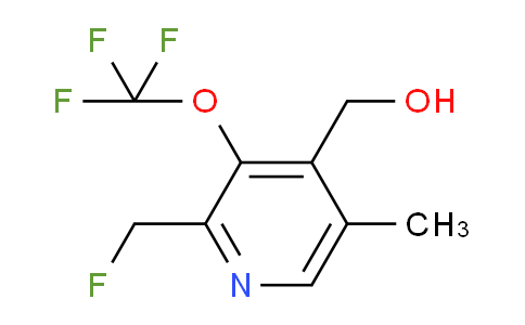 2-(Fluoromethyl)-5-methyl-3-(trifluoromethoxy)pyridine-4-methanol