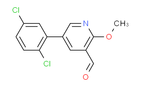 5-(2,5-Dichlorophenyl)-2-methoxynicotinaldehyde