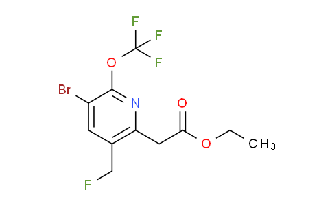 AM20088 | 1806124-57-1 | Ethyl 3-bromo-5-(fluoromethyl)-2-(trifluoromethoxy)pyridine-6-acetate