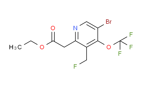 AM20090 | 1806220-13-2 | Ethyl 5-bromo-3-(fluoromethyl)-4-(trifluoromethoxy)pyridine-2-acetate