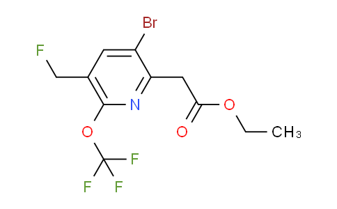 AM20091 | 1803525-74-7 | Ethyl 3-bromo-5-(fluoromethyl)-6-(trifluoromethoxy)pyridine-2-acetate