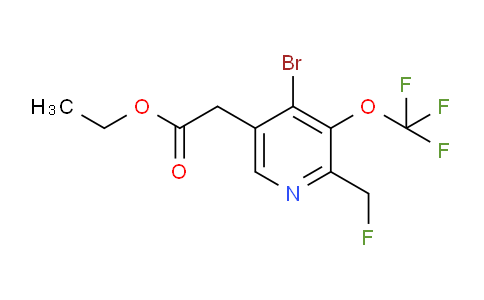 AM20093 | 1804638-98-9 | Ethyl 4-bromo-2-(fluoromethyl)-3-(trifluoromethoxy)pyridine-5-acetate