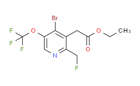 AM20095 | 1803685-63-3 | Ethyl 4-bromo-2-(fluoromethyl)-5-(trifluoromethoxy)pyridine-3-acetate