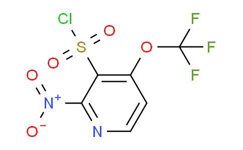 2-Nitro-4-(trifluoromethoxy)pyridine-3-sulfonyl chloride