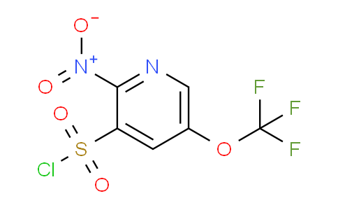 2-Nitro-5-(trifluoromethoxy)pyridine-3-sulfonyl chloride
