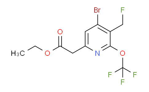 AM20100 | 1806209-03-9 | Ethyl 4-bromo-3-(fluoromethyl)-2-(trifluoromethoxy)pyridine-6-acetate