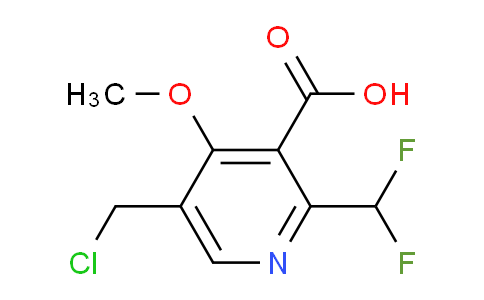5-(Chloromethyl)-2-(difluoromethyl)-4-methoxypyridine-3-carboxylic acid