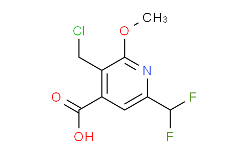 3-(Chloromethyl)-6-(difluoromethyl)-2-methoxypyridine-4-carboxylic acid