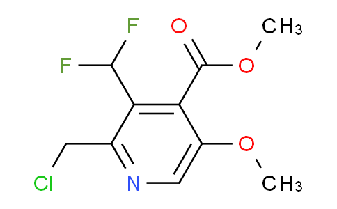 Methyl 2-(chloromethyl)-3-(difluoromethyl)-5-methoxypyridine-4-carboxylate