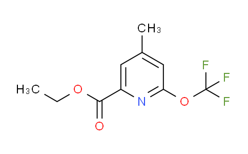 AM201029 | 1804295-13-3 | Ethyl 4-methyl-2-(trifluoromethoxy)pyridine-6-carboxylate