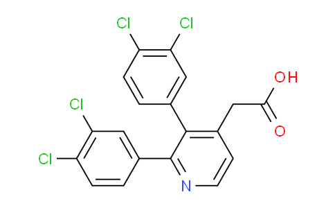 AM201030 | 1361646-19-6 | 2,3-Bis(3,4-dichlorophenyl)pyridine-4-acetic acid