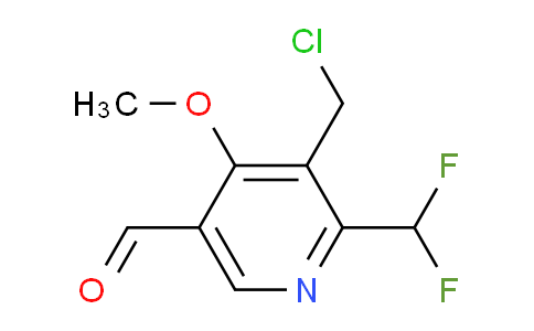 3-(Chloromethyl)-2-(difluoromethyl)-4-methoxypyridine-5-carboxaldehyde