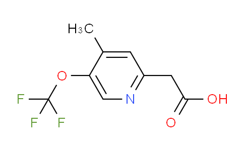 4-Methyl-5-(trifluoromethoxy)pyridine-2-acetic acid