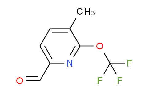 3-Methyl-2-(trifluoromethoxy)pyridine-6-carboxaldehyde