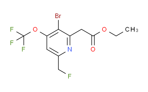 AM20108 | 1806081-96-8 | Ethyl 3-bromo-6-(fluoromethyl)-4-(trifluoromethoxy)pyridine-2-acetate