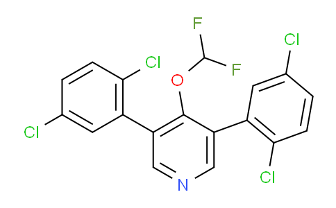 AM201084 | 1361743-20-5 | 3,5-Bis(2,5-dichlorophenyl)-4-(difluoromethoxy)pyridine