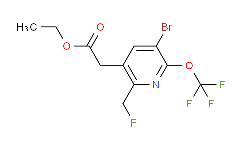 AM20109 | 1804452-86-5 | Ethyl 3-bromo-6-(fluoromethyl)-2-(trifluoromethoxy)pyridine-5-acetate