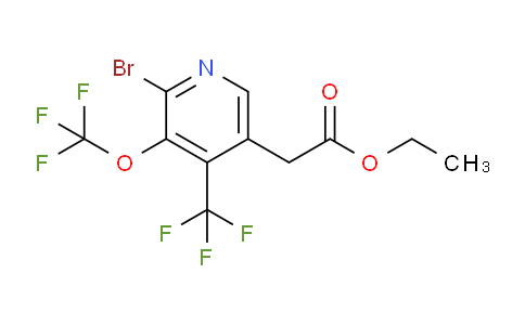 AM20111 | 1804446-78-3 | Ethyl 2-bromo-3-(trifluoromethoxy)-4-(trifluoromethyl)pyridine-5-acetate