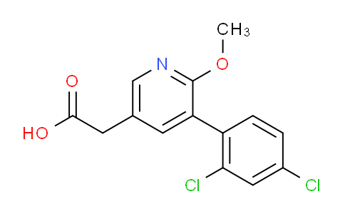 AM201126 | 1361742-71-3 | 3-(2,4-Dichlorophenyl)-2-methoxypyridine-5-acetic acid