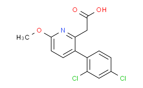 AM201130 | 1361679-38-0 | 3-(2,4-Dichlorophenyl)-6-methoxypyridine-2-acetic acid