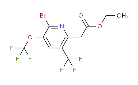 AM20114 | 1803913-19-0 | Ethyl 2-bromo-3-(trifluoromethoxy)-5-(trifluoromethyl)pyridine-6-acetate