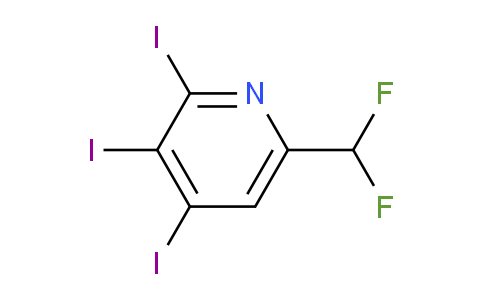 6-(Difluoromethyl)-2,3,4-triiodopyridine