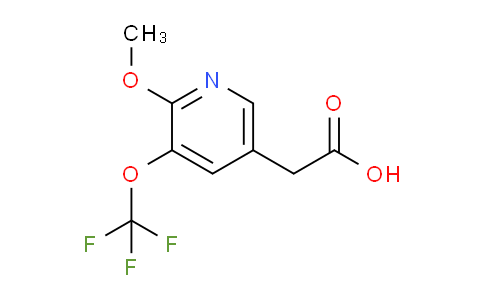 2-Methoxy-3-(trifluoromethoxy)pyridine-5-acetic acid