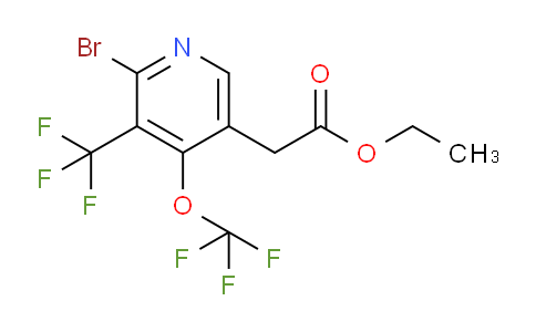 AM20117 | 1806172-35-9 | Ethyl 2-bromo-4-(trifluoromethoxy)-3-(trifluoromethyl)pyridine-5-acetate
